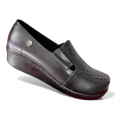 Romulo Casual Cuero Negro Mujer Talla 35 Ref  3736 